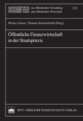 Öffentliche Finanzwirtschaft in der Staatspraxis