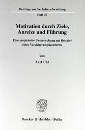 Motivation durch Ziele, Anreize und Führung.