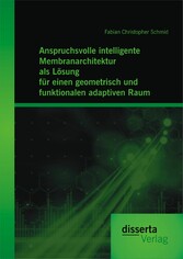 Anspruchsvolle intelligente Membranarchitektur als Lösung für einen geometrisch und funktionalen adaptiven Raum