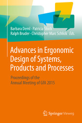 Advances in Ergonomic Design  of Systems, Products and Processes