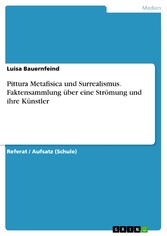 Pittura Metafisica und Surrealismus. Faktensammlung über eine Strömung und ihre Künstler