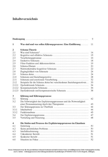 Klärungsprozesse in der Klärungsorientierten Psychotherapie