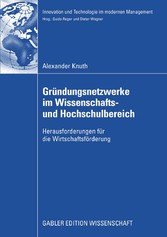 Gründungsnetzwerke im Wissenschafts- und Hochschulbereich