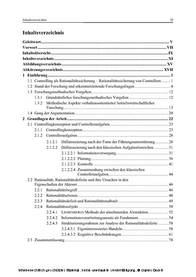 Rationalitätsdefizite im Handeln von Controllern