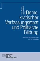 Demokratischer Verfassungsstaat und politische Bildung