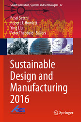 Sustainable Design and Manufacturing 2016