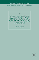 A Romantics Chronology, 1780-1832