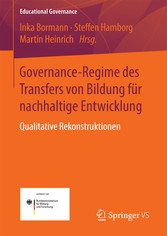 Governance-Regime des Transfers von Bildung für nachhaltige Entwicklung