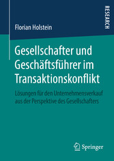 Gesellschafter und Geschäftsführer im Transaktionskonflikt