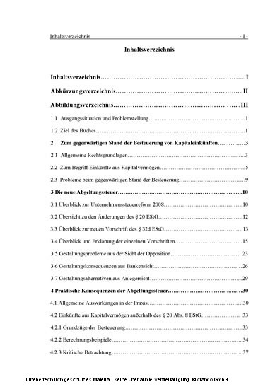 Die Auswirkungen der neuen Abgeltungssteuer auf die Steuerbelastung von Kapitalanlegern. Eine kritische Betrachtung mit Beispielrechnungen