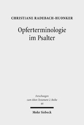 Opferterminologie im Psalter