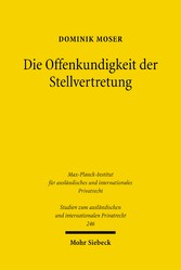 Die Offenkundigkeit der Stellvertretung