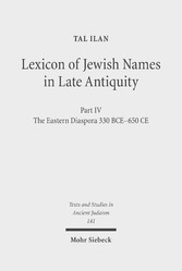 Lexicon of Jewish Names in Late Antiquity