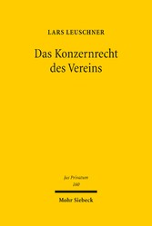 Das Konzernrecht des Vereins