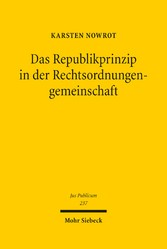 Das Republikprinzip in der Rechtsordnungengemeinschaft