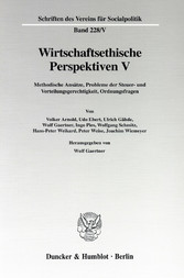 Wirtschaftsethische Perspektiven V.