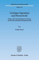 Geistiges Eigentum und Steuerrecht.