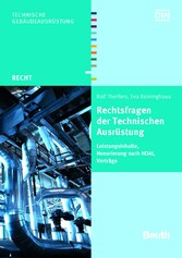 Rechtsfragen der Technischen Ausrüstung