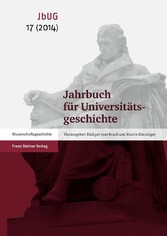 Jahrbuch für Universitätsgeschichte 17 (2014)