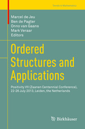 Ordered Structures and Applications