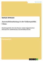 Automobilmarketing in der Volksrepublik China