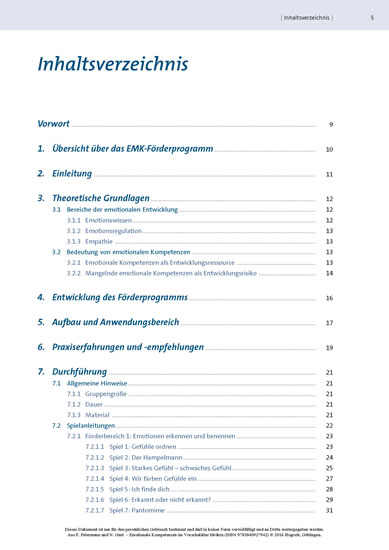 Emotionale Kompetenzen im Vorschulalter fördern