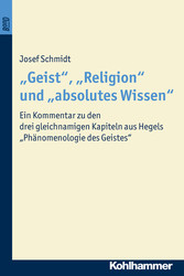 'Geist', 'Religion' und 'absolutes Wissen'