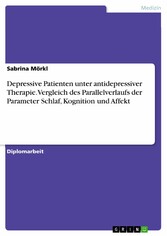 Depressive Patienten unter antidepressiver Therapie. Vergleich des Parallelverlaufs der Parameter Schlaf, Kognition und Affekt