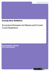 Ecosystem Dynamics In Paluma and Crystal Creek Rainforest