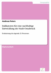 Indikatoren für eine nachhaltige Entwicklung der Stadt Osnabrück