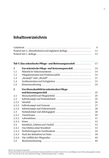 Das mäeutische Pflege- und Betreuungsmodell