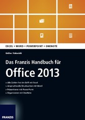 Das Franzis Handbuch für Office 2013