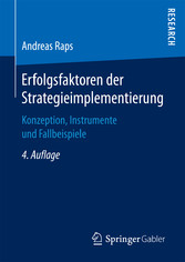 Erfolgsfaktoren der Strategieimplementierung