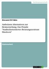 Ambulante Alternativen zur Heimerziehung. Das Projekt 'Stadtteilorientiertes Beratungszentrum Elmshorn'