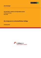 Die Arztpraxis im wirtschaftlichen Gefüge