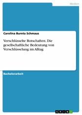 Verschlüsselte Botschaften. Die gesellschaftliche Bedeutung von Verschlüsselung im Alltag