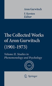 The Collected Works of Aron Gurwitsch (1901-1973)