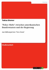 'Policy Shifts' zwischen amerikanischen Bundesstaaten und der Regierung