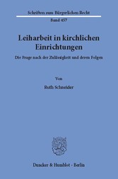 Leiharbeit in kirchlichen Einrichtungen.