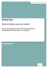 Sind wir Alten noch zu retten?