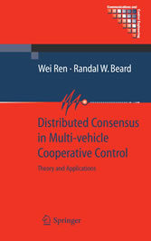 Distributed Consensus in Multi-vehicle Cooperative Control