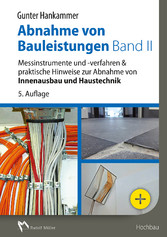 Abnahme von Bauleistungen Band II - E-Book (PDF)