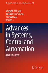 Advances in Systems, Control and Automation