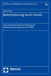 Bedarfsplanung durch Gesetz