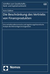 Die Beschränkung des Vertriebs von Finanzprodukten