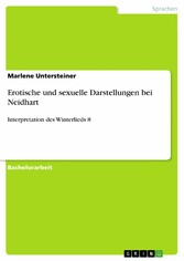 Erotische und sexuelle Darstellungen bei Neidhart