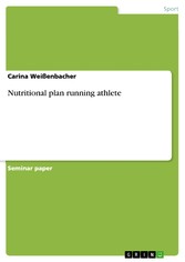 Nutritional plan running athlete