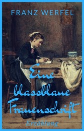 Eine blassblaue Frauenschrift