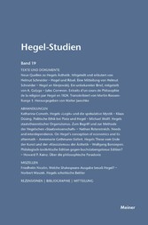 Hegel-Studien Band 19