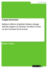 Indirect effects of global climate change and the impact of extreme weather events on the German food system